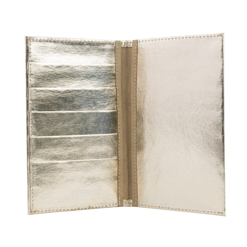 Metallic Large Wallet ~ vegan