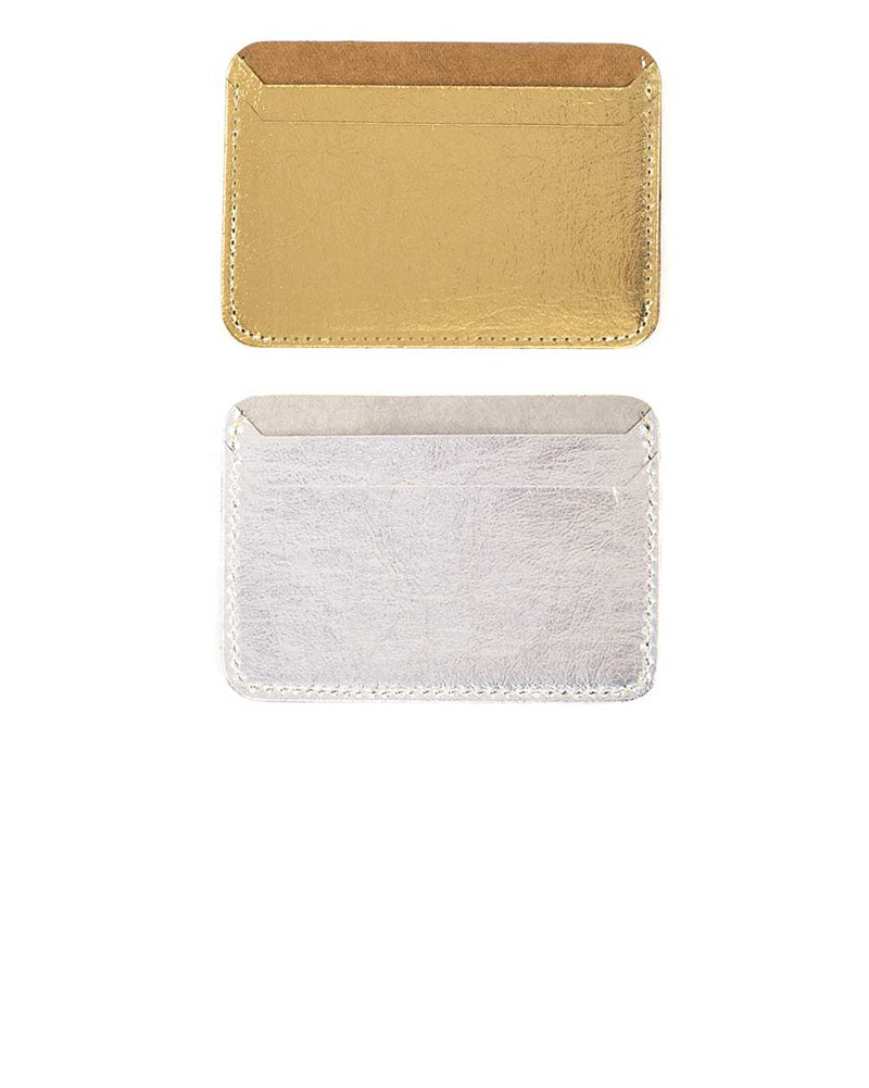 Metallic Card Slip ~ vegan