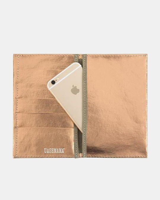 Metallic Large Wallet ~ vegan