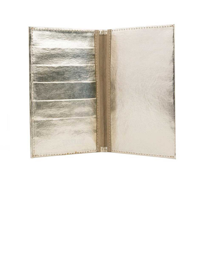 Metallic Large Wallet ~ vegan