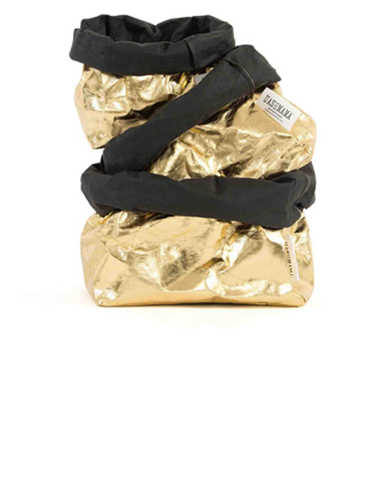 Metallic Bag Gold Black