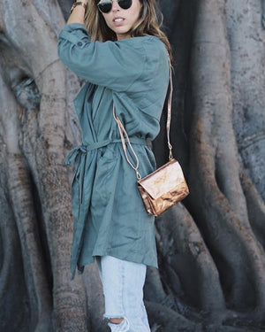 Small Terme Pochette Metallic ~ vegan