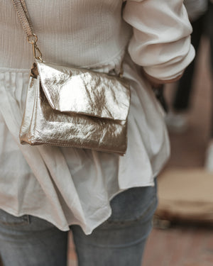 Small Terme Pochette Metallic ~ vegan